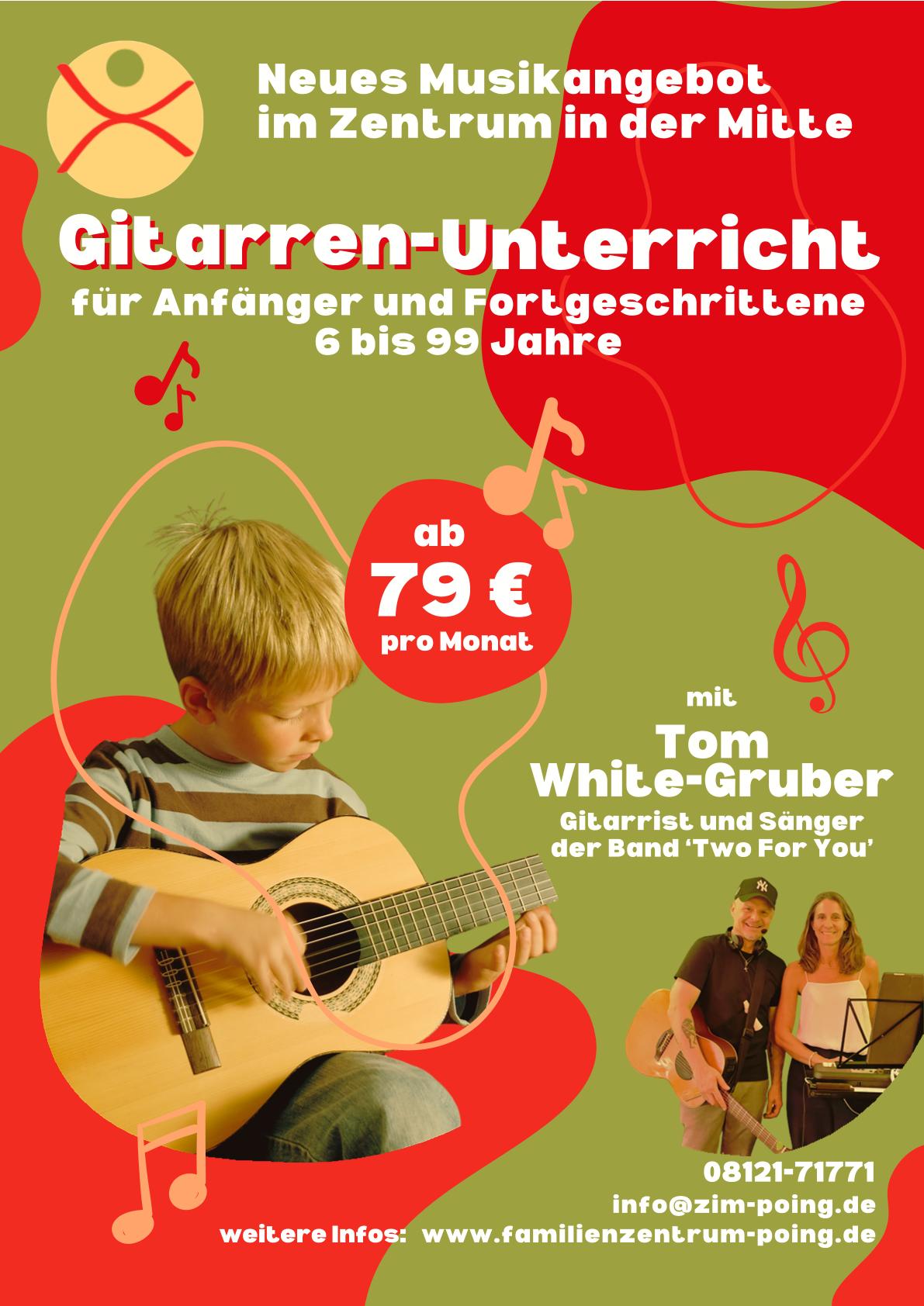 Gitarrenunterricht im ZiM Poing