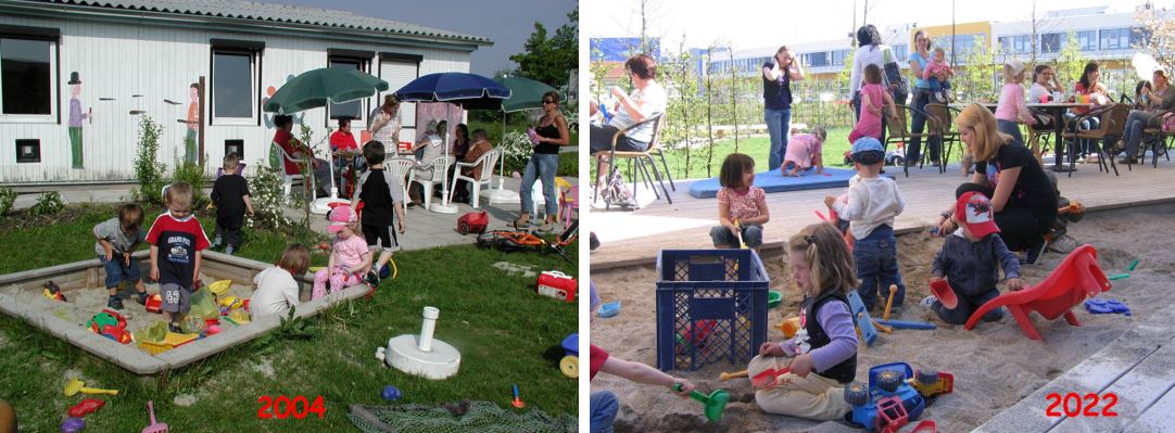 Foto des Familienzentrums und der Kindertagesstätte Poing